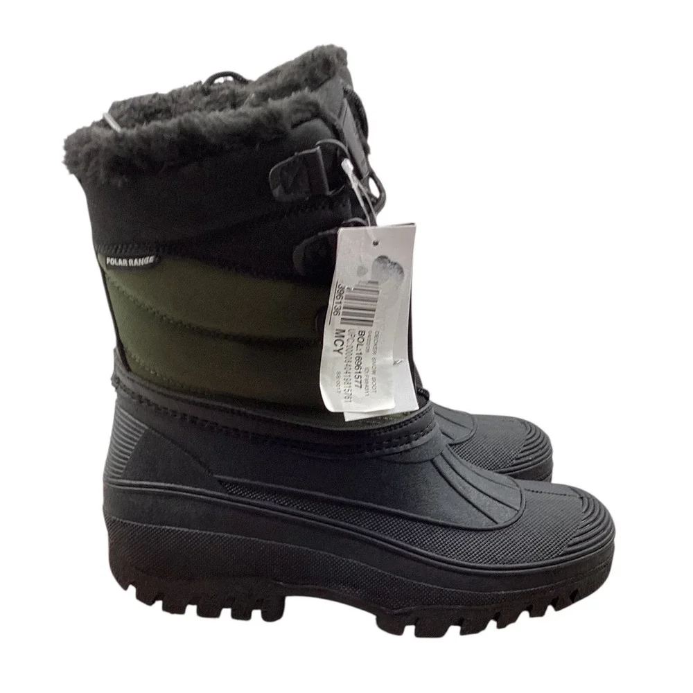 Polar Range Decker Men 11 Snow Boots Olive Green Black Waterproof Winter Duck